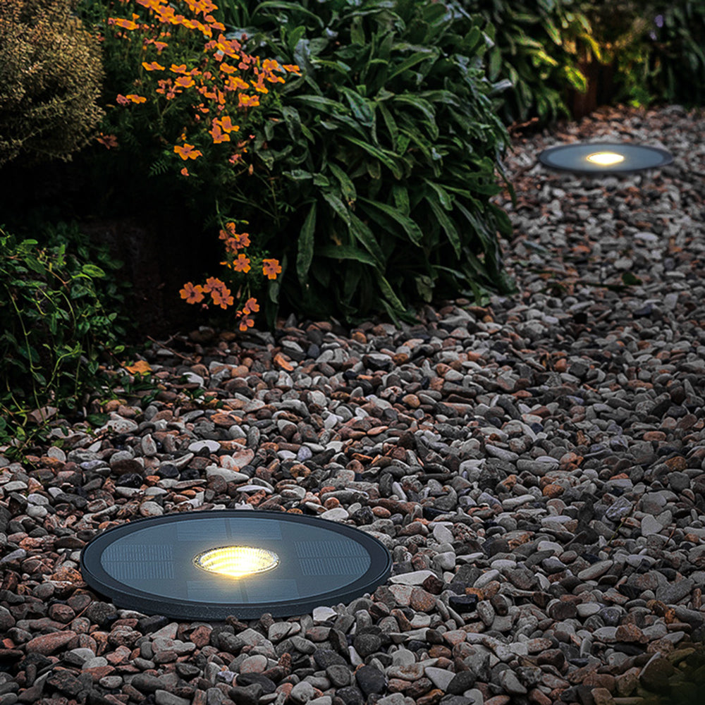 Ray Moderno Discoide Metallo Lampade da Esterno Giardino