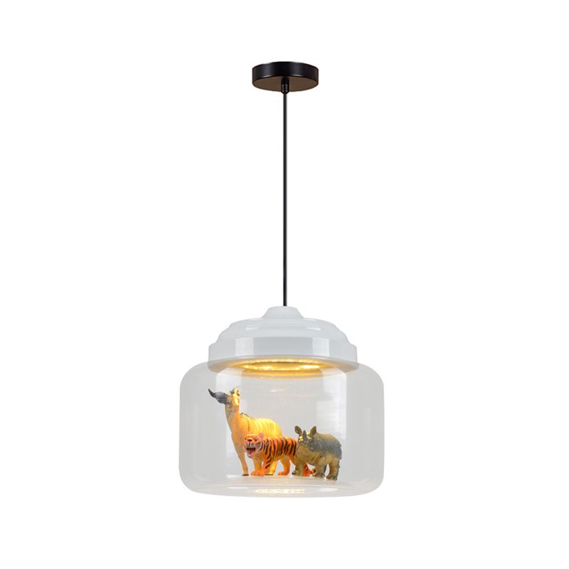 Arisha Moderno Animale Arte Deco Vetro Lampade a Sospensione