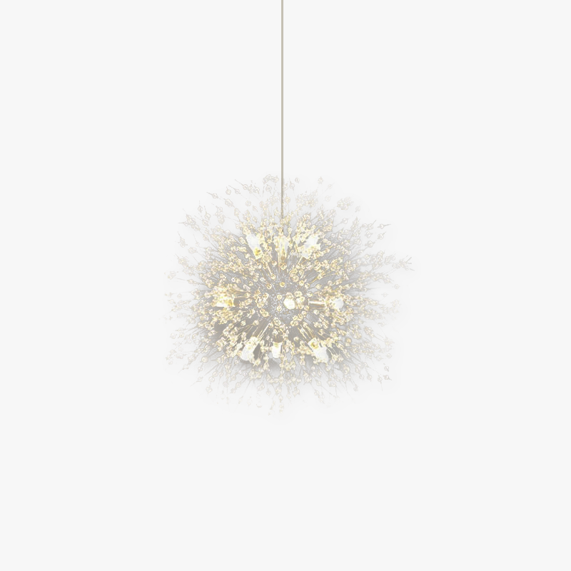 Arisha Lampada a Sospensione Metallo/Acrilico Oro/Cromo Dandelion Elegante