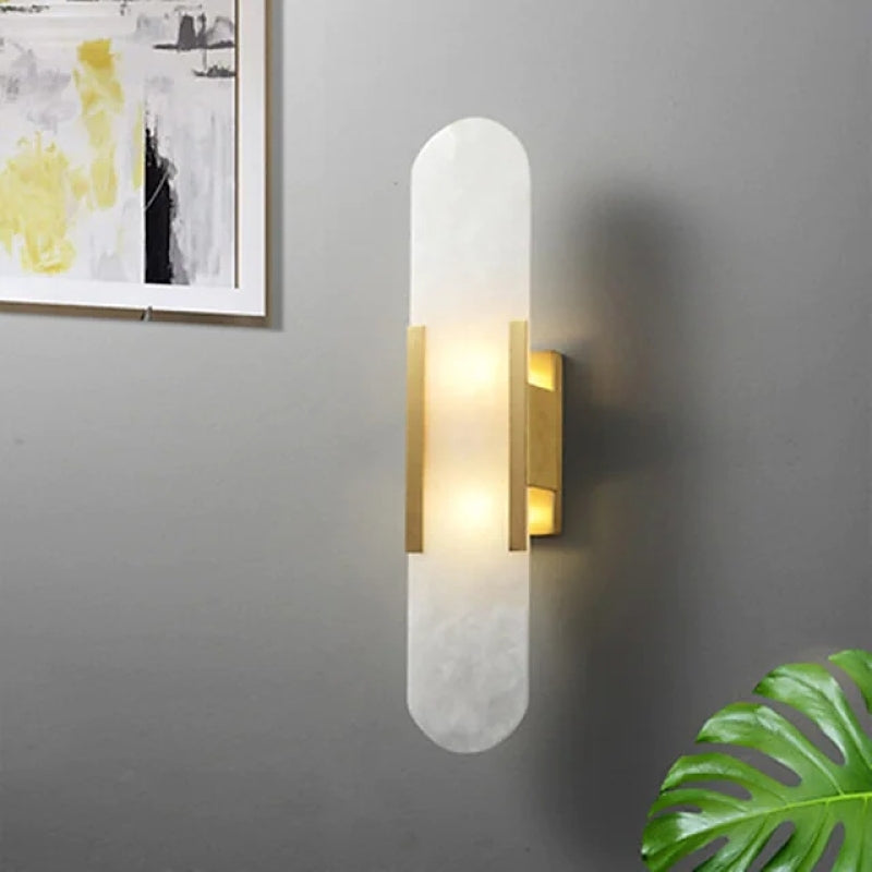 ArishaModerno Speciale LED Applique da Parete Metallo Nero/Oro Soggiorno/Camera da Letto