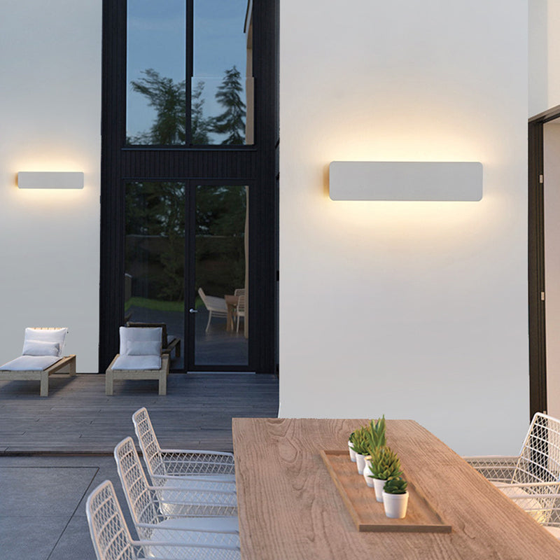 Ray Moderne LED Applique da Interno Metallo Bianco Ruotabile