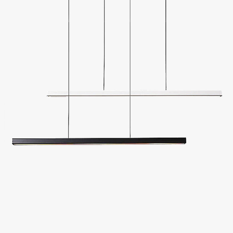 Edge Minimalista LED Lampada a Sospensione Metallo/Legno Lineare Dimmerabile Soggiorno/Camera da Letto
