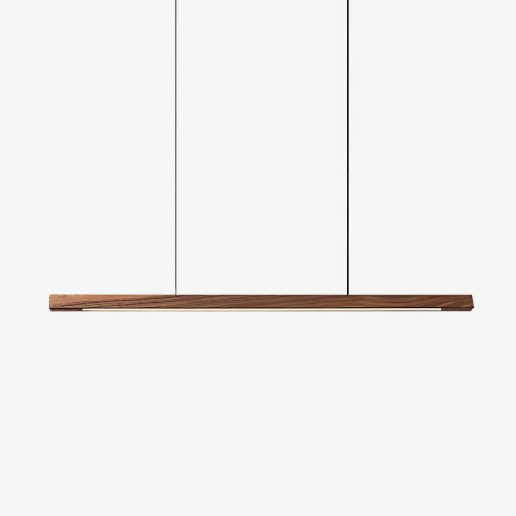 Muto Lampada a Sospensione Lineare a Forma di Bastone Design in Legno