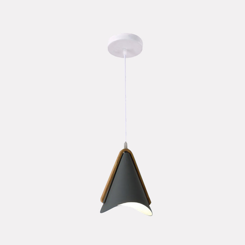Valentina Moderne LED Legno/Metallo Cono Lampade a Sospensione Soggiorno/Camera da Letto