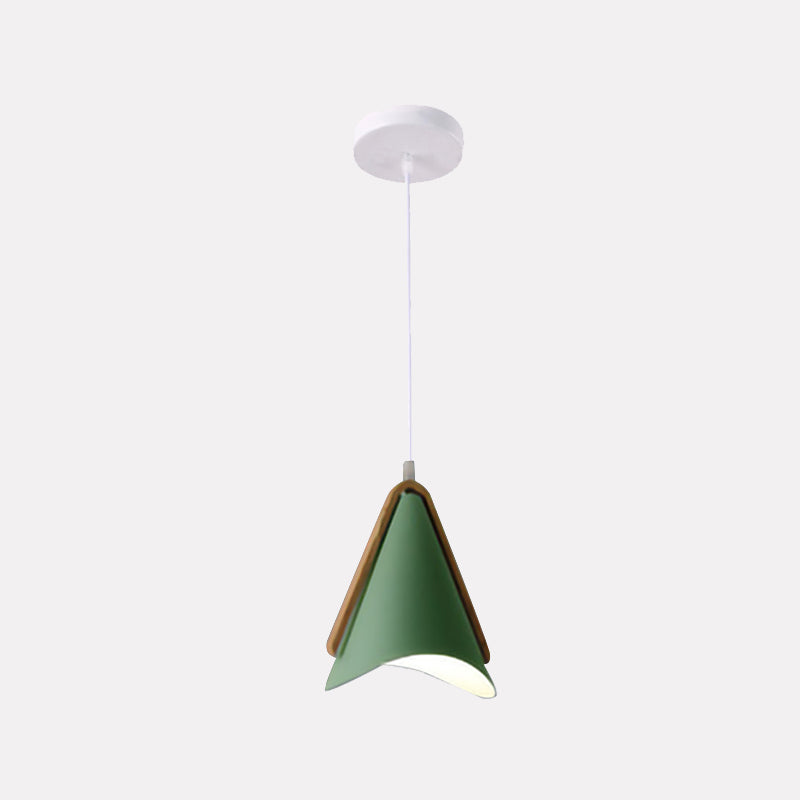 Valentina Moderne LED Legno/Metallo Cono Lampade a Sospensione Soggiorno/Camera da Letto