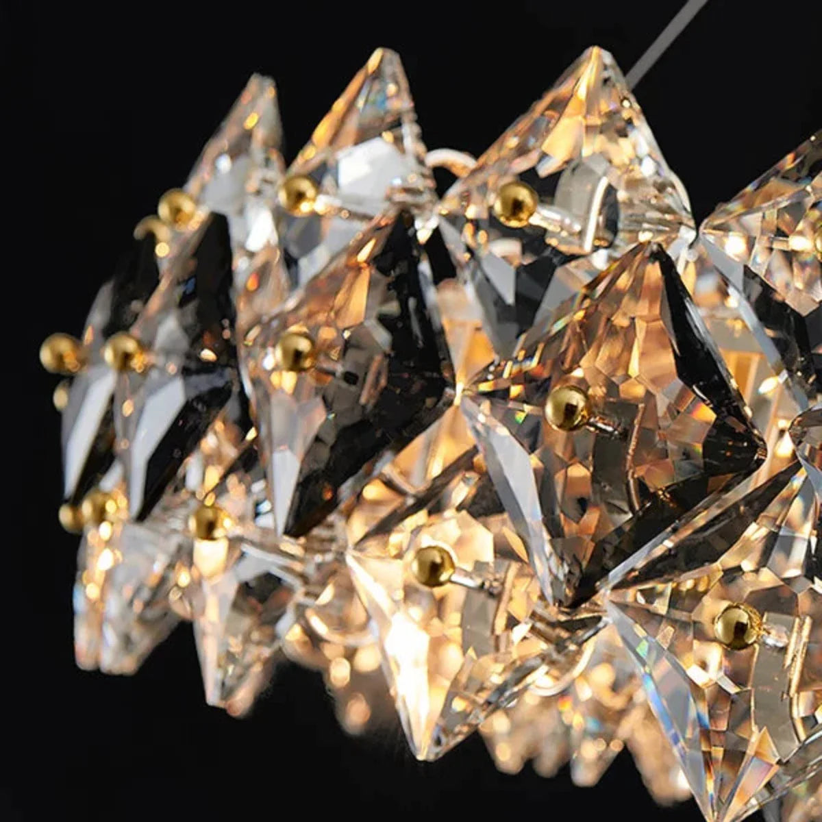 Marilyn Moderno Design Cristallo Metallo Lampade a Sospensione Oro