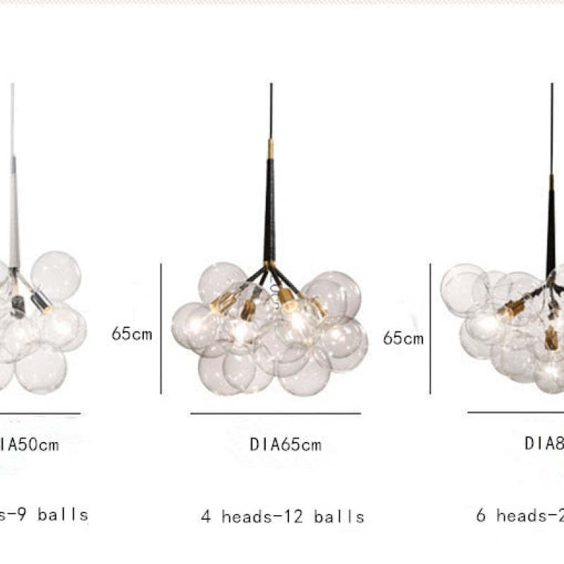Valentina Decorativo LED Lampade a Sospensione Bianche/Nere/Caffè Bolle Soggiorno/Camera da Letto