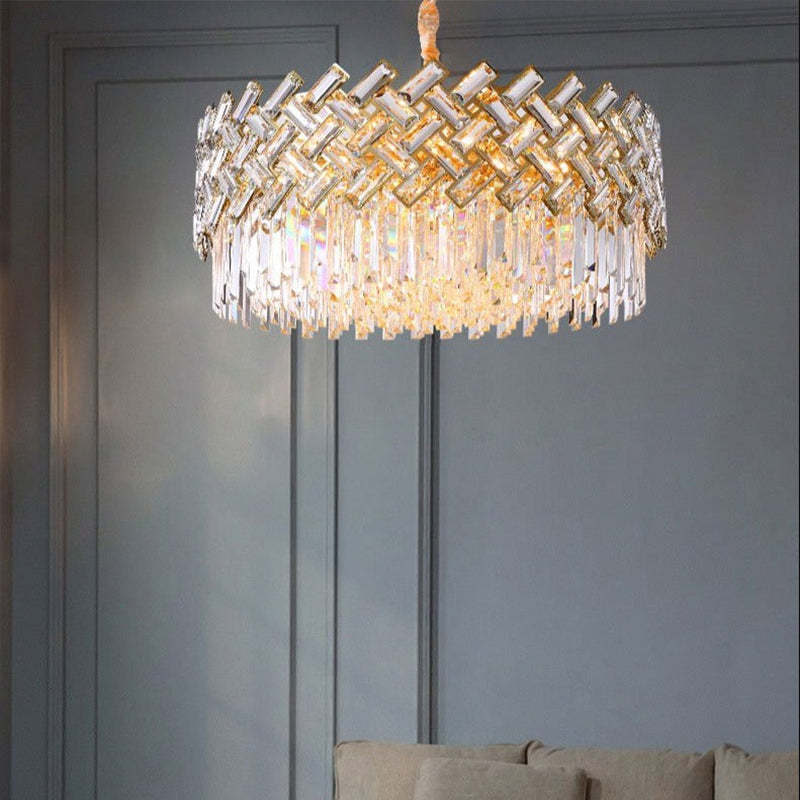 Marilyn Lusso LED Oro Moderni Lampade a Sospensione Cristallo Metallo Soggiorno/Camera da Letto
