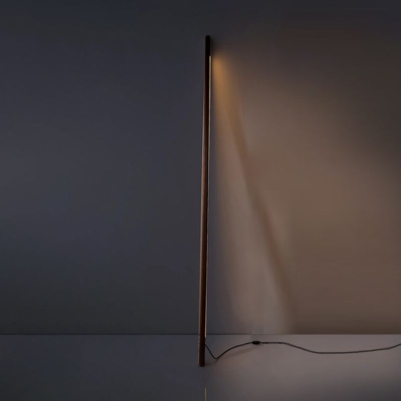 Muto Lineare Lampade da Terra Legno / Acrilico 2 Colori  LED