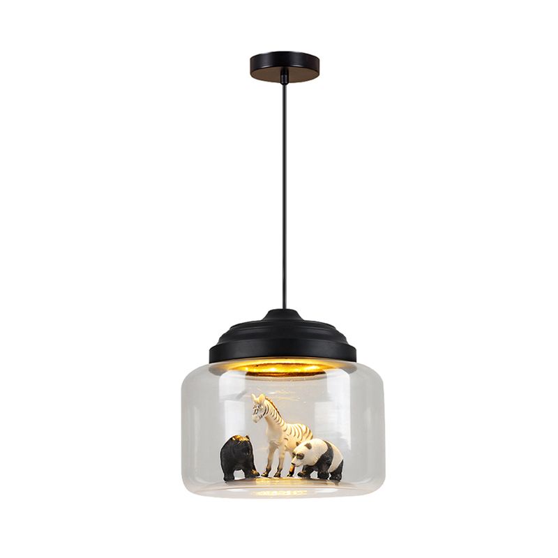 Arisha Moderno Animale Arte Deco Vetro Lampade a Sospensione
