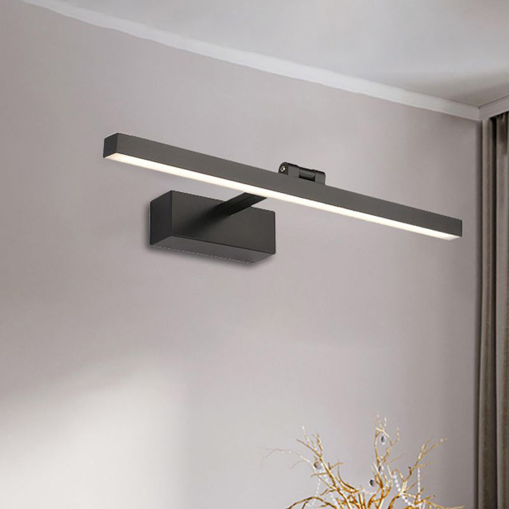 Arisha Moderne Design LED Applique Metallo Nero/Bianco Bagno/Soggiorno