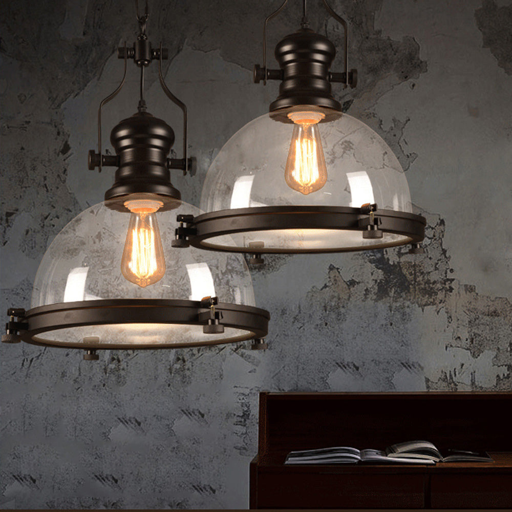 Silva Retro LED Lampade a Sospensione Camera da Letto Nero Soggiorno/Camera da Letto