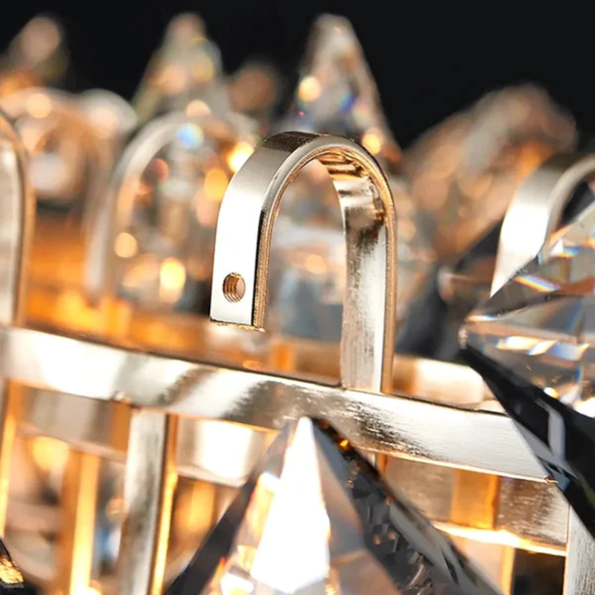 Marilyn Moderno Design Cristallo Metallo Lampade a Sospensione Oro