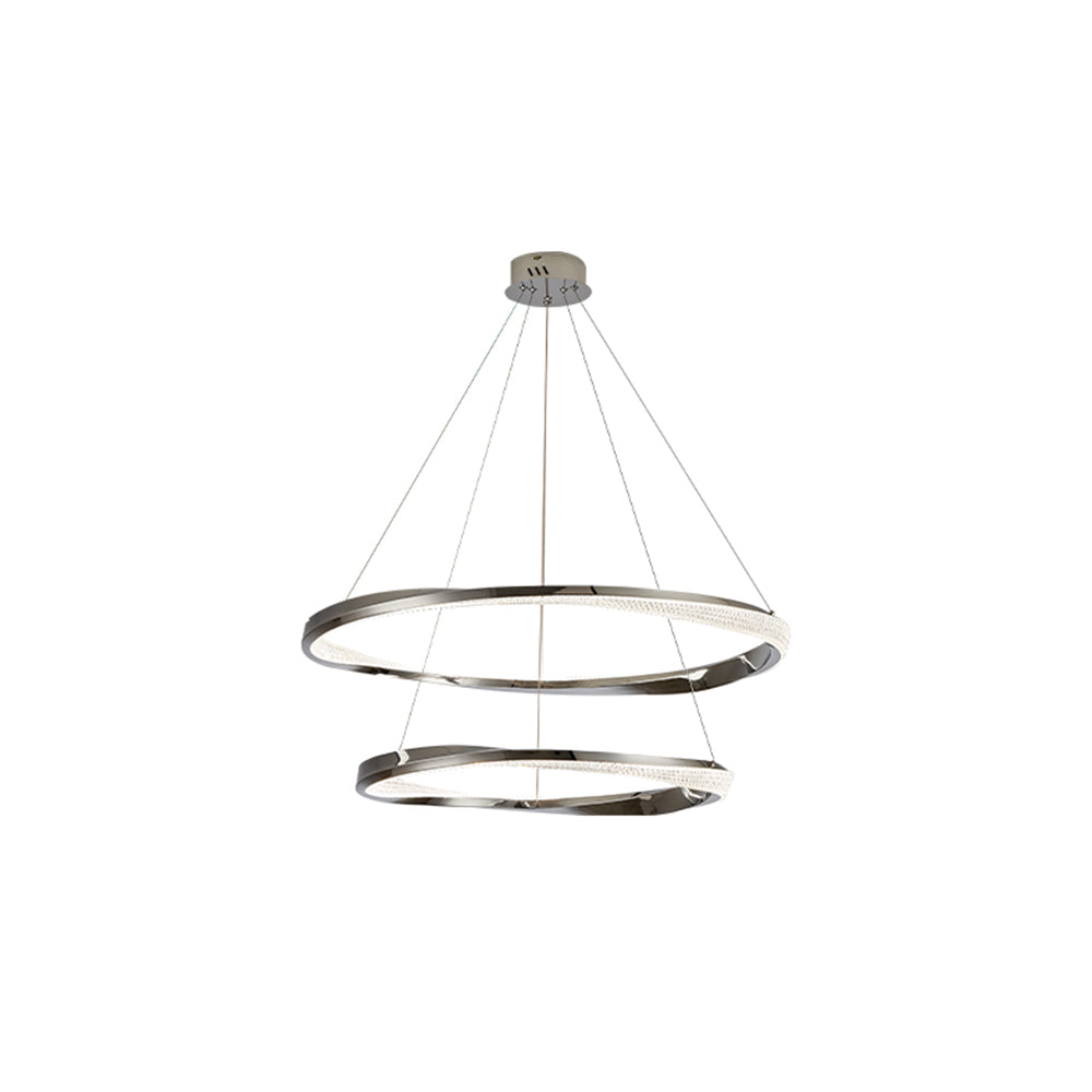 Arisha Lampada a Sospensione Metallo Oro Spirale Anello Minimalista