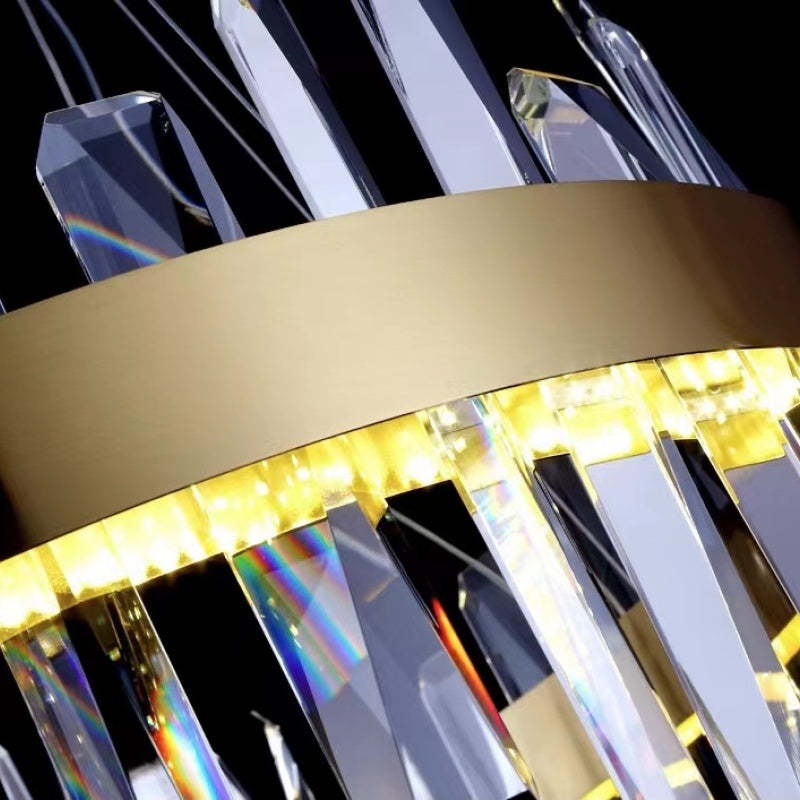 Marylin Moderno LED Lusso Lampadario Metallo Cristallo Soggiorno/Camera da Letto