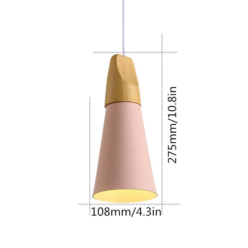 Valentina Moderno Semplice LED Lampada a Sospensione Multi-Forme Legno/Metallo Soggiorno/Camera da Letto/Cucina