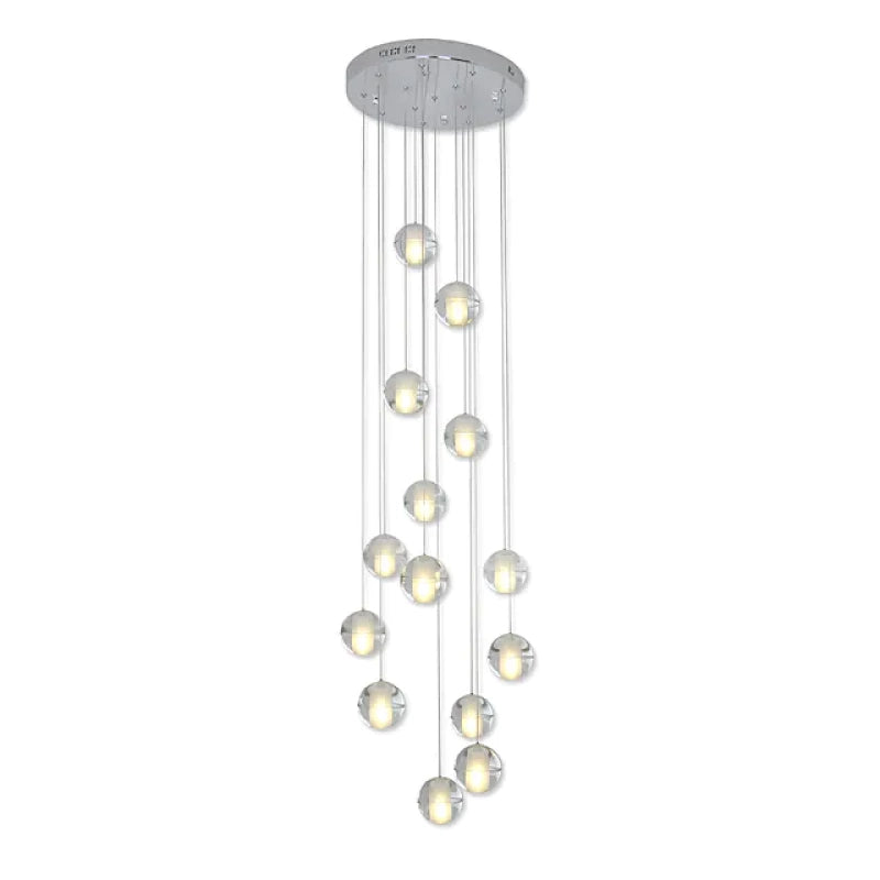 Hailie Moderna LED Lampada a Sospensione Multi Trasparente Globo Atrio Soggiorno/Camera da Letto