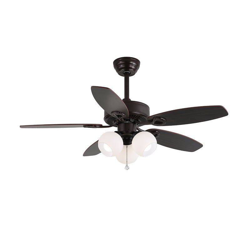 Ventilatore da soffitto con luce Solara Classico, che mostra le dimensioni