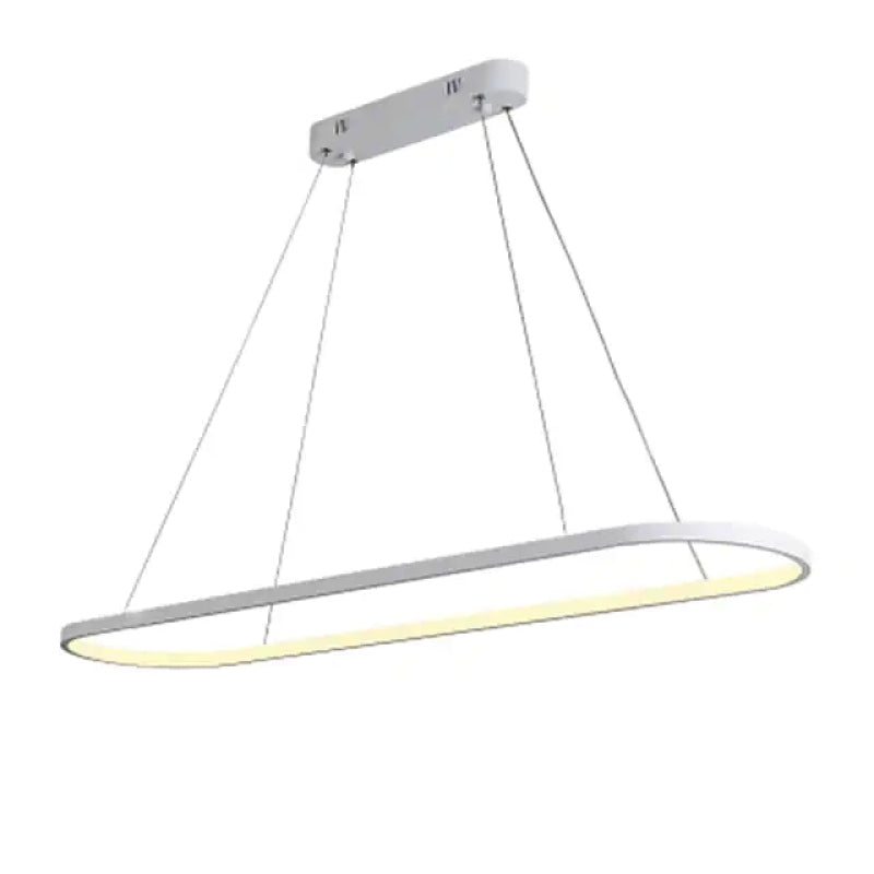 Arisha Lampada a Sospensione Nero/Bianco/Oro Ovale Minimalista Appeso
