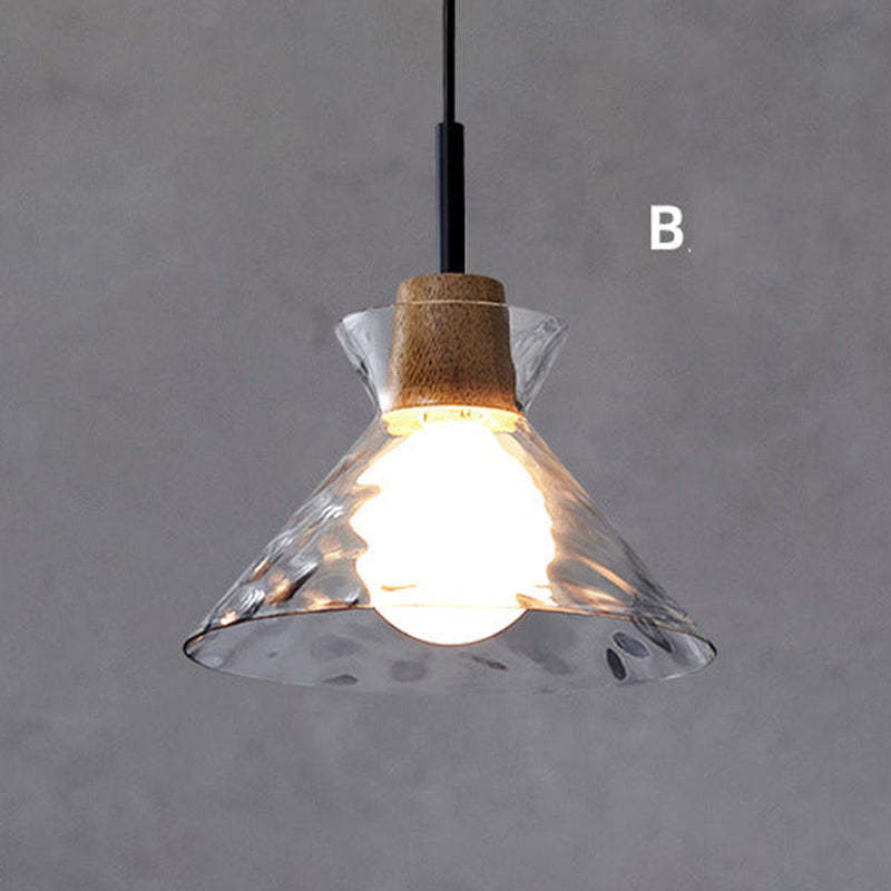 Arisha Minimalista LED Design Vetro Lampade a Sospensione Trasparente Soggiorno/Camera da Letto