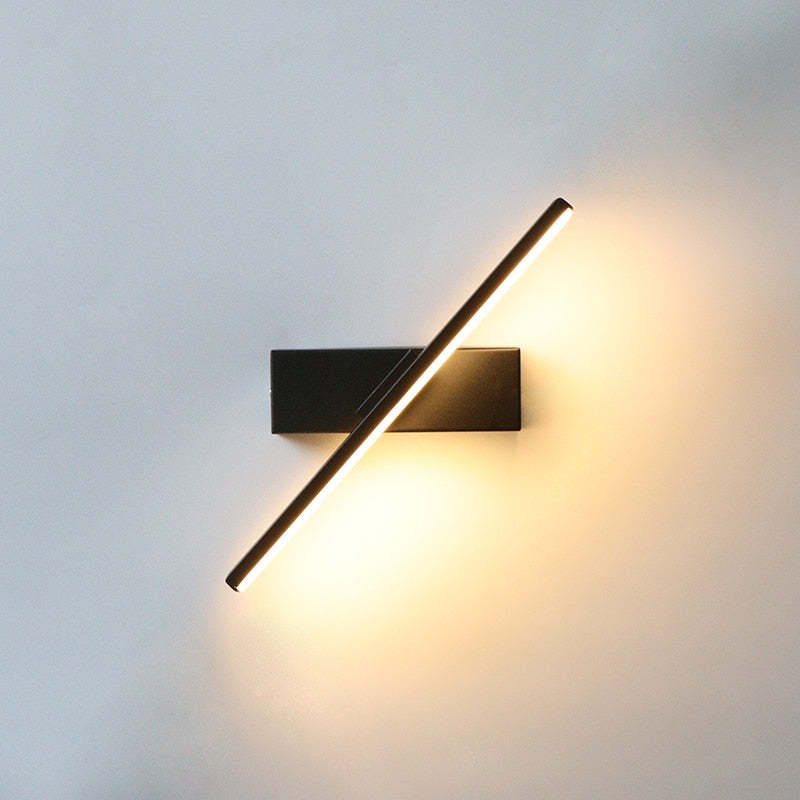 Arisha  Moderna LED Applique Nero/Bianco Girevole Camera da Letto Soggiorno