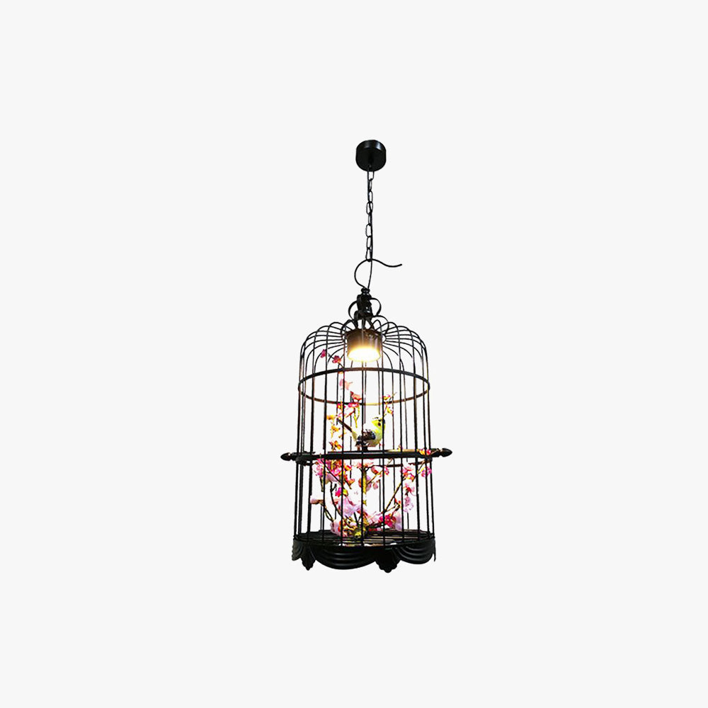 Arisha Gabbia per Uccelli Design Metallo Lampade a Sospensione Soggiorno