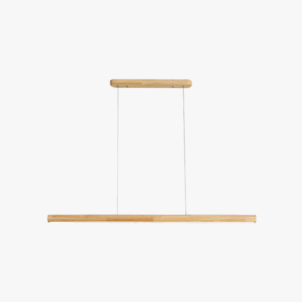 Muto Lampada a Sospensione Lineare a Forma di Bastone Design in Legno