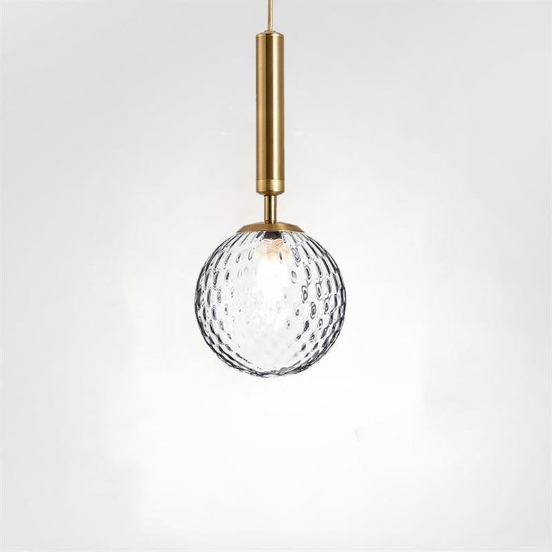 Valentina Moderno LED Vetro Palla Lampade a Sospensione Bianco/Chiaro