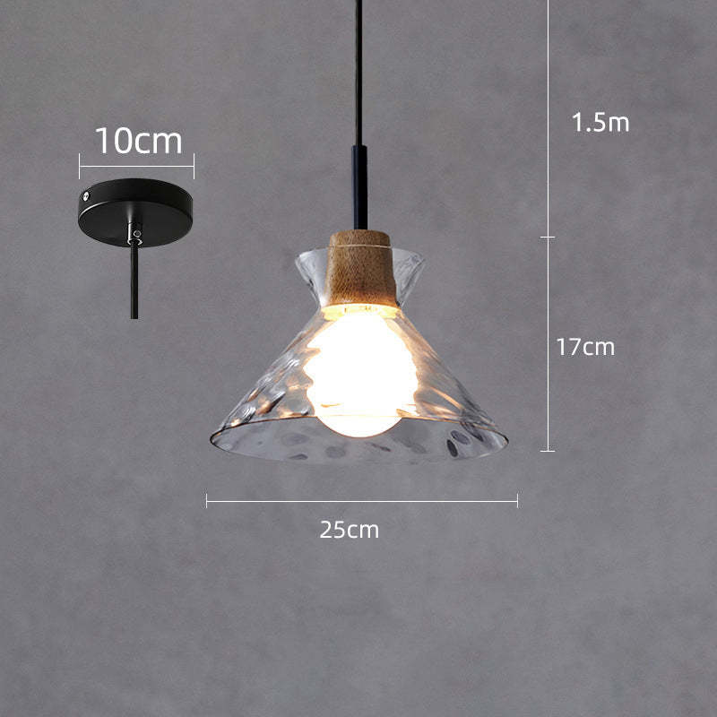 Arisha Minimalista LED Design Vetro Lampade a Sospensione Trasparente Soggiorno/Camera da Letto