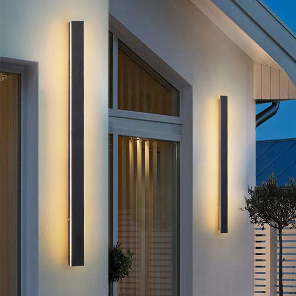 Ray Applique da Esterni Metallo Lineare Balcone Terrazza Minimalista