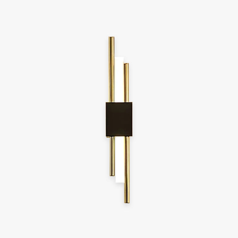 Alana Moderna LED Applique Metallo Nero/Oro Bar/Camera da Letto/Soggiorno