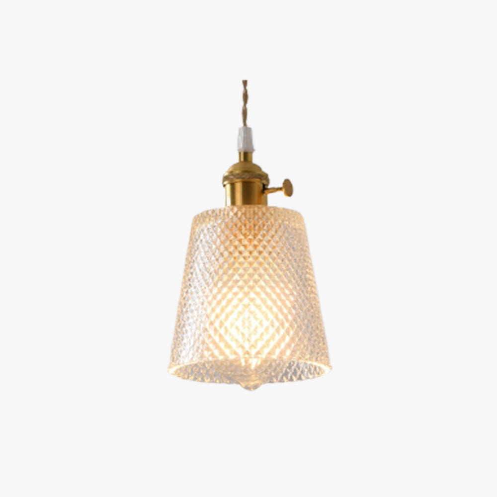Valentina Arte Deco Soffiato Ottone/ Vetro Lampade a Sospensione