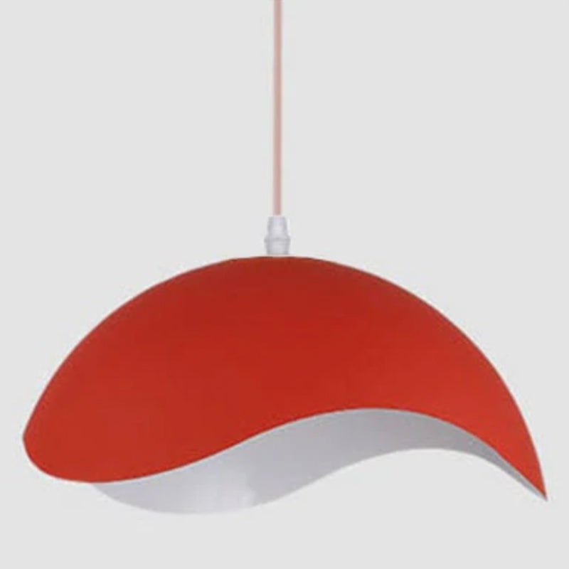 Valentina Lampade a Sospensione Colorato Ombra Singolo Legno/Metallo