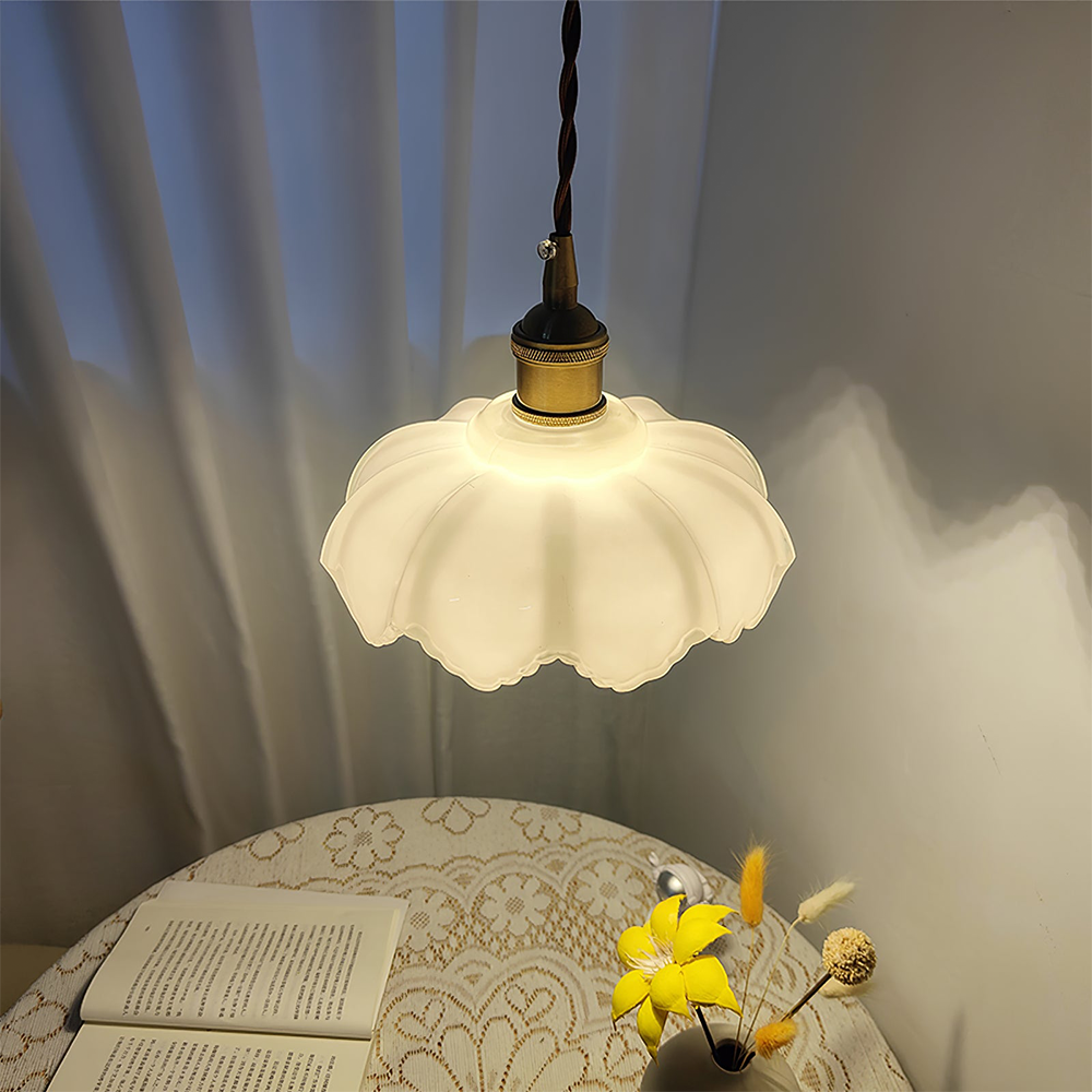 Arisha Francese Petalo Lampade a Sospensione Metallo Camera da Letto Soggiorno