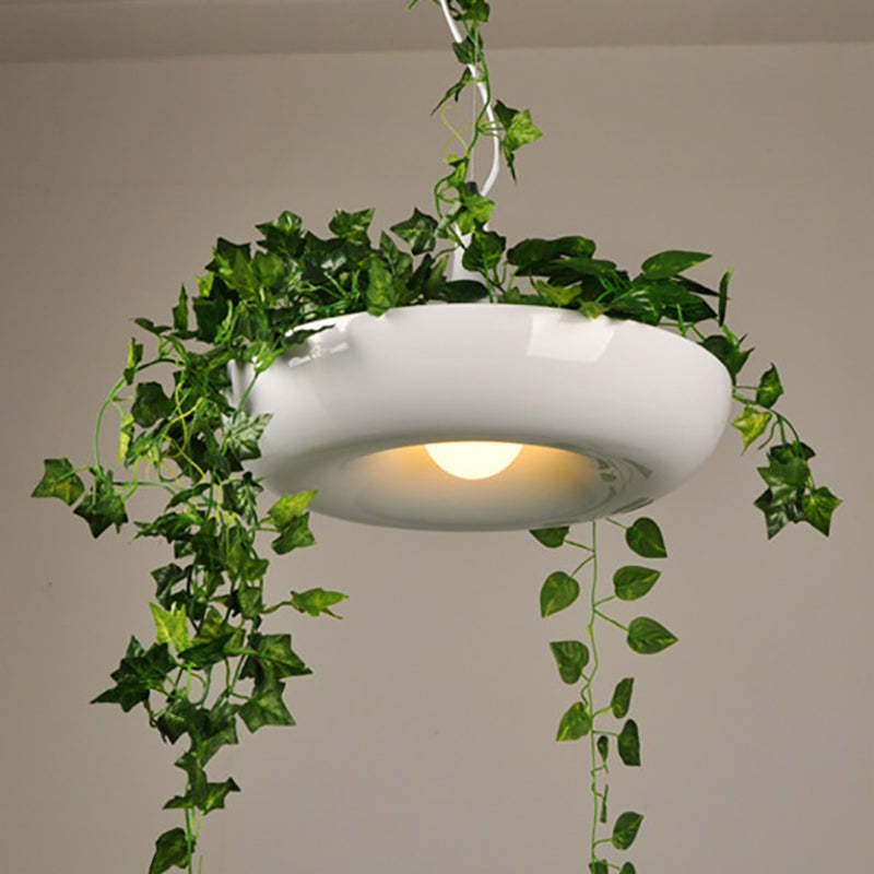 Nest Moderno LED Lampade a Sospensione Vaso di Fiori Metallo Nero/Verde/Bianco Soggiorno/Camera da Letto/Sala da Pranzo/Caffè