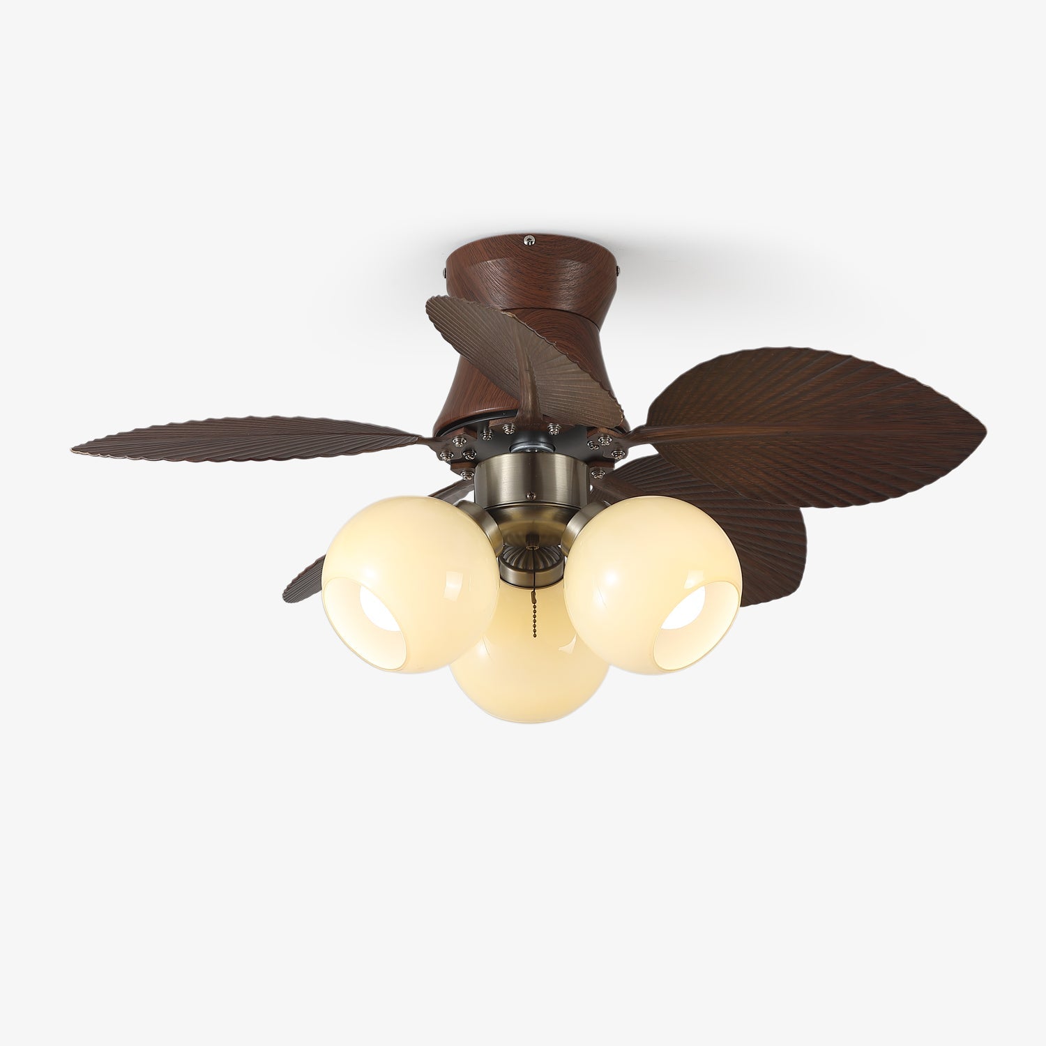 Ventilatore da soffitto con luce Walden Oak