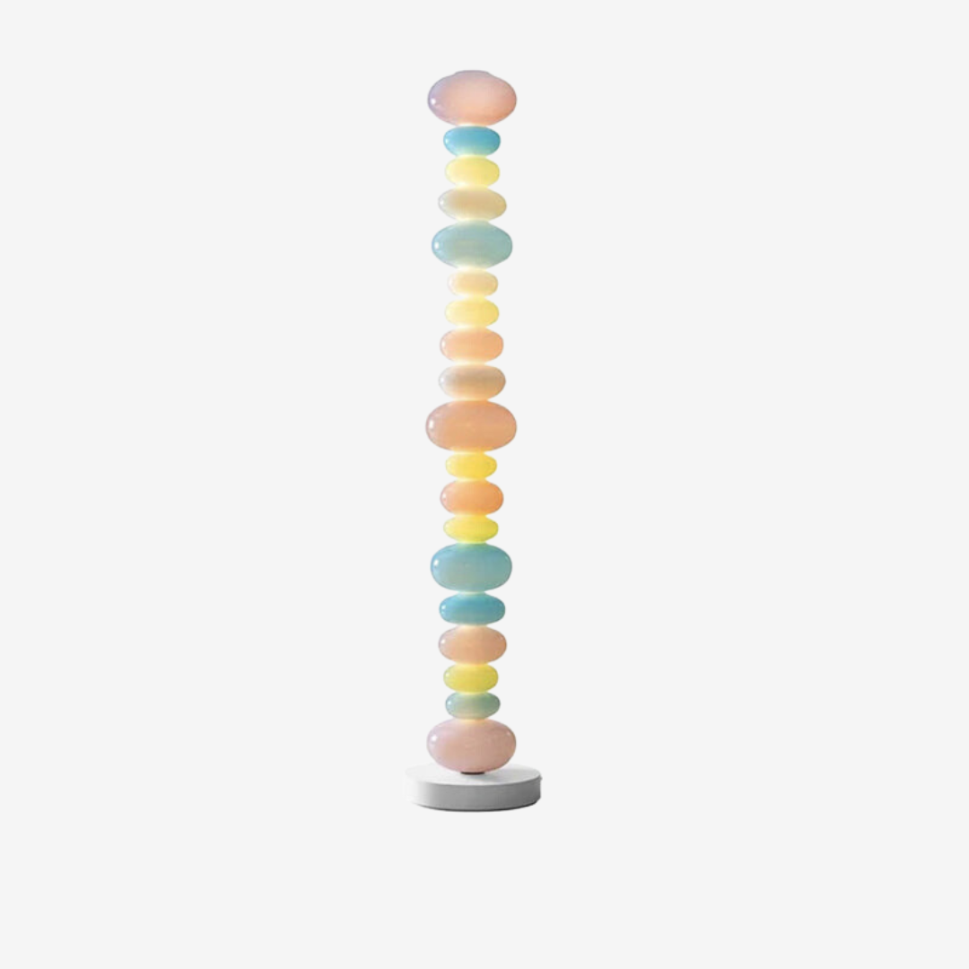 Valentina Vetro Caramelle Arcobaleno Unico Lampade da Terra