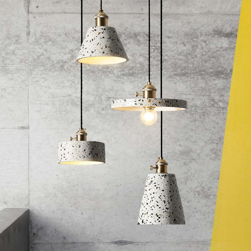 Arisha Moderno Minimalismo LED Metallo Pietra Lampade a Sospensione 5 Stile Soggiorno/Camera da Letto
