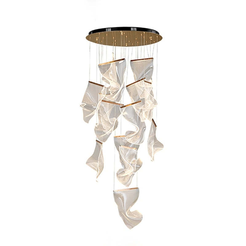 Marylin Moderni Led Lampadari Artistico Acrilico Metallo Oro Soggiorno/Camera da Letto