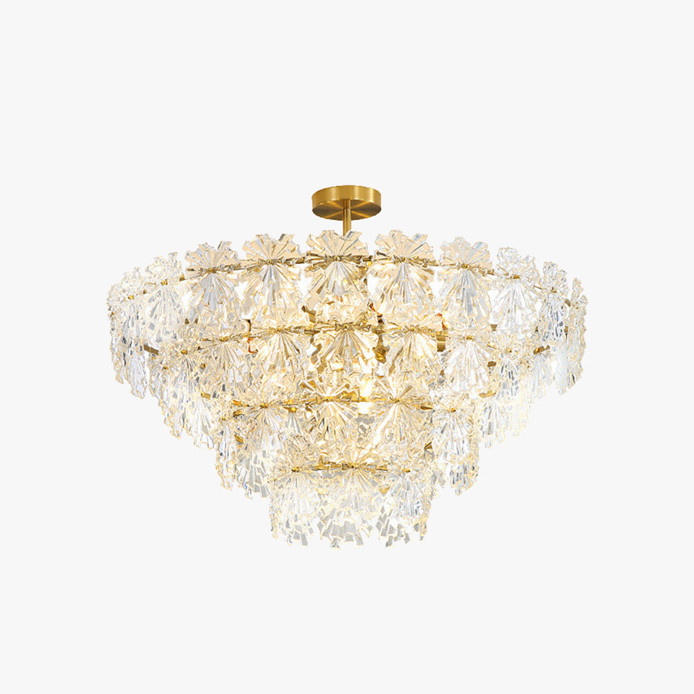 Marilyn Moderno LED Lampade a Sospensione Metallo/Vetro Oro Elegante Trasparente Cristalli di Ghiaccio Soggiorno/Camera da Letto