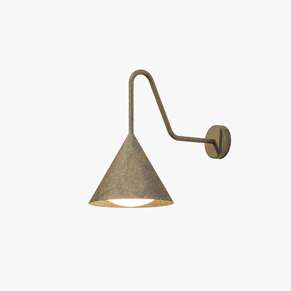 Ray Moderno Minimalista Metallo Cono Applique da Esterno