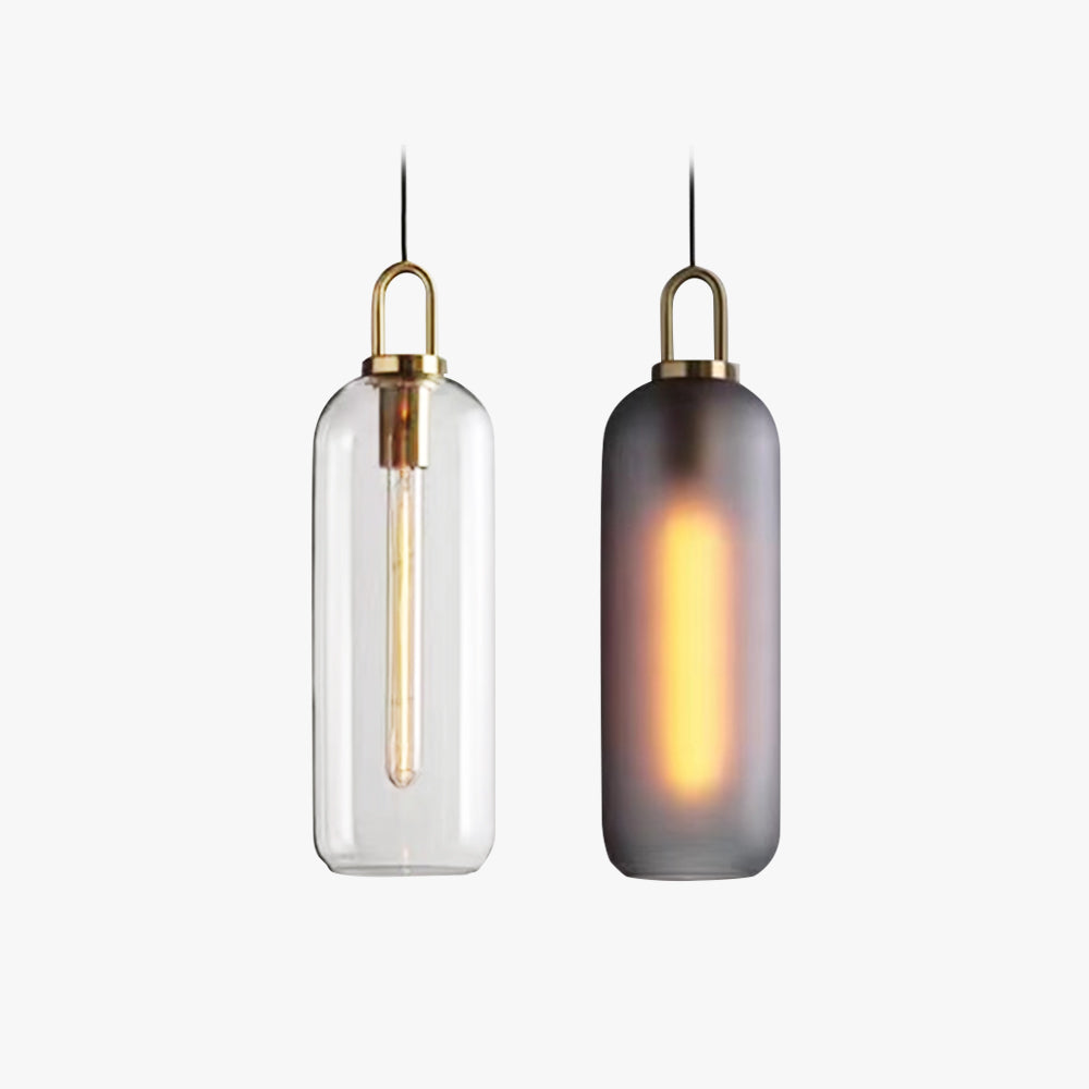 Valentina Moderno LED Lampade a Sospensione Cancella Vetro Cilindro Soggiorno/Camera da Letto