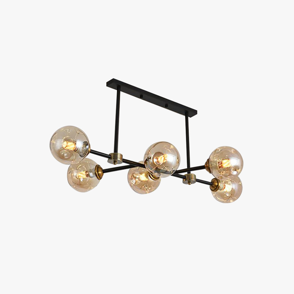 Valentina Bellissimi Soffitto LED Lampade a Sospensione Moderni Vetro Nero Oro Sospensione/Camera da Letto