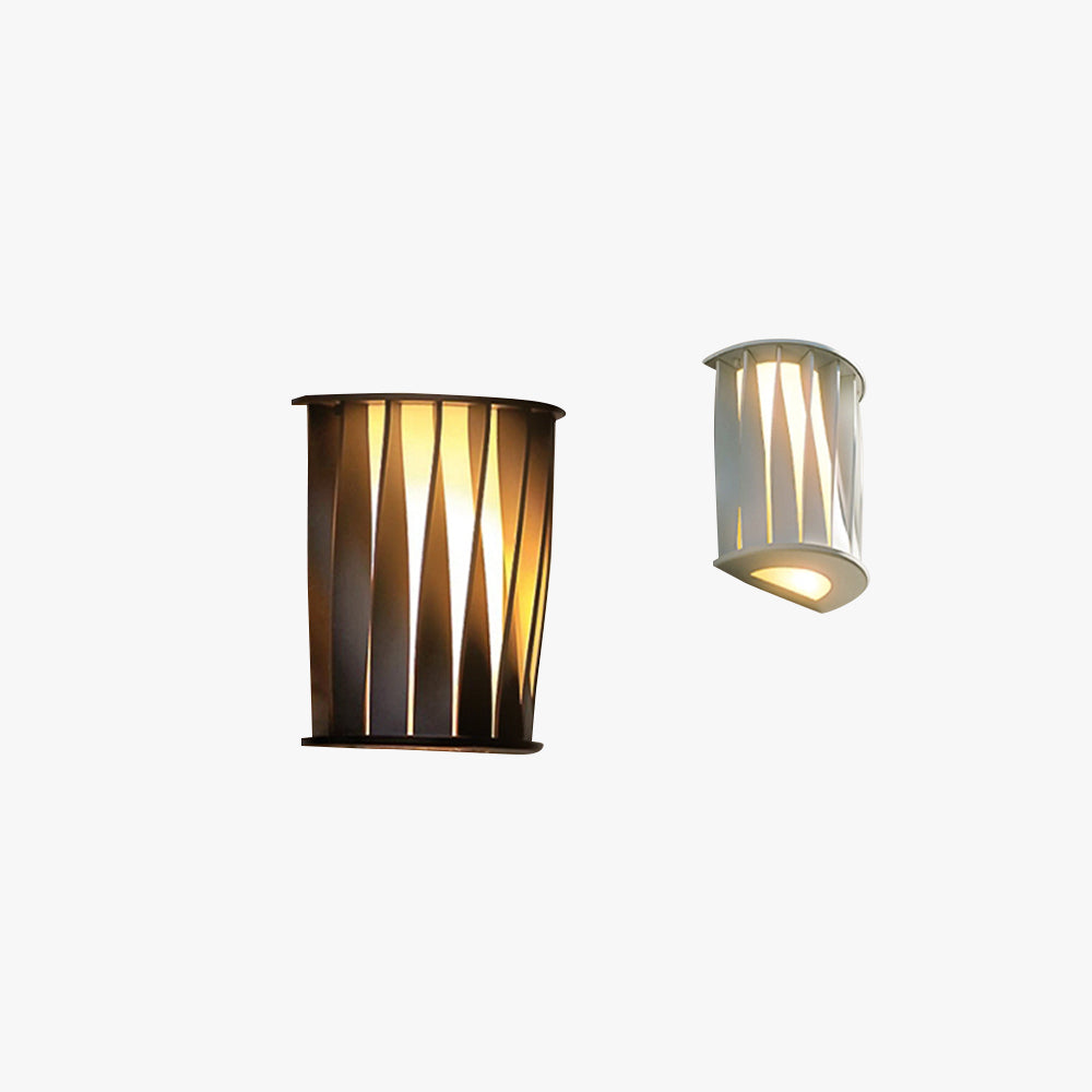 Ray Designer Semi Cilindrico Acrilico Applique da Esterno