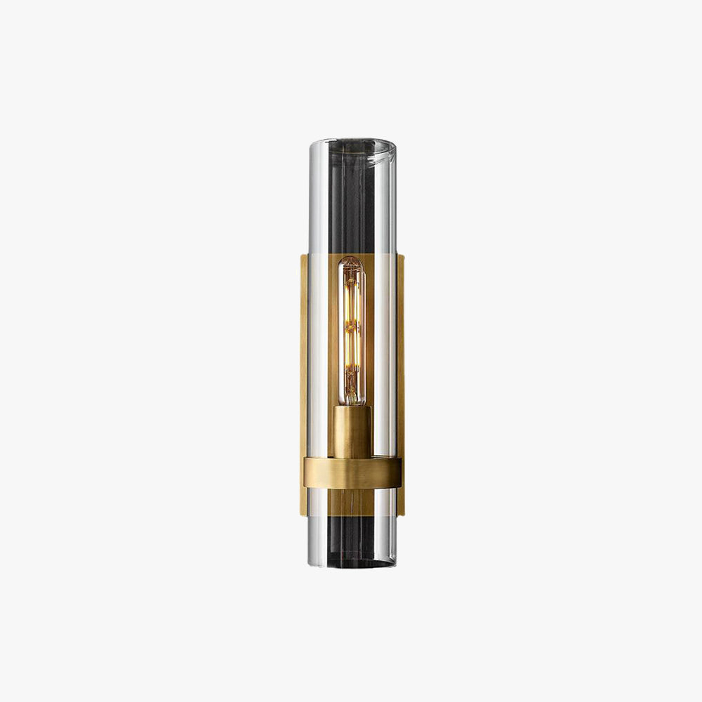Arisha Moderna LED Applique Minimalismo Cilindro Vetro Nero/Oro/Argento Soggiorno/Camera da Letto