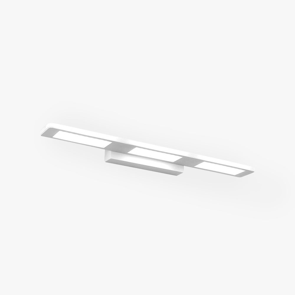 Arisha Moderno LED Applique Molto Luminose Rettangolare Metallo Acrilico Bianco Bagno/Soggiorno/Camera da Letto