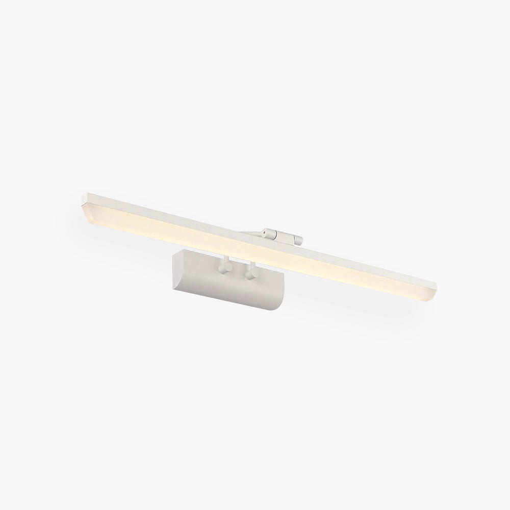 Arisha Elegante Classico LED Rettangolo Applique Metallo Bianco/Nero Specchio Bagno