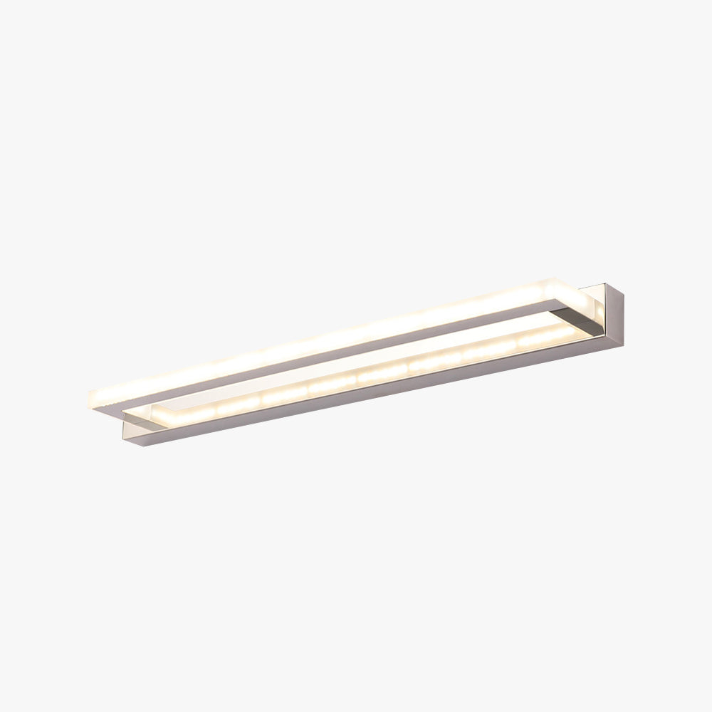 Arisha Moderni LED Applique Bianco Rettangolare Bagno Specchio Anteriore
