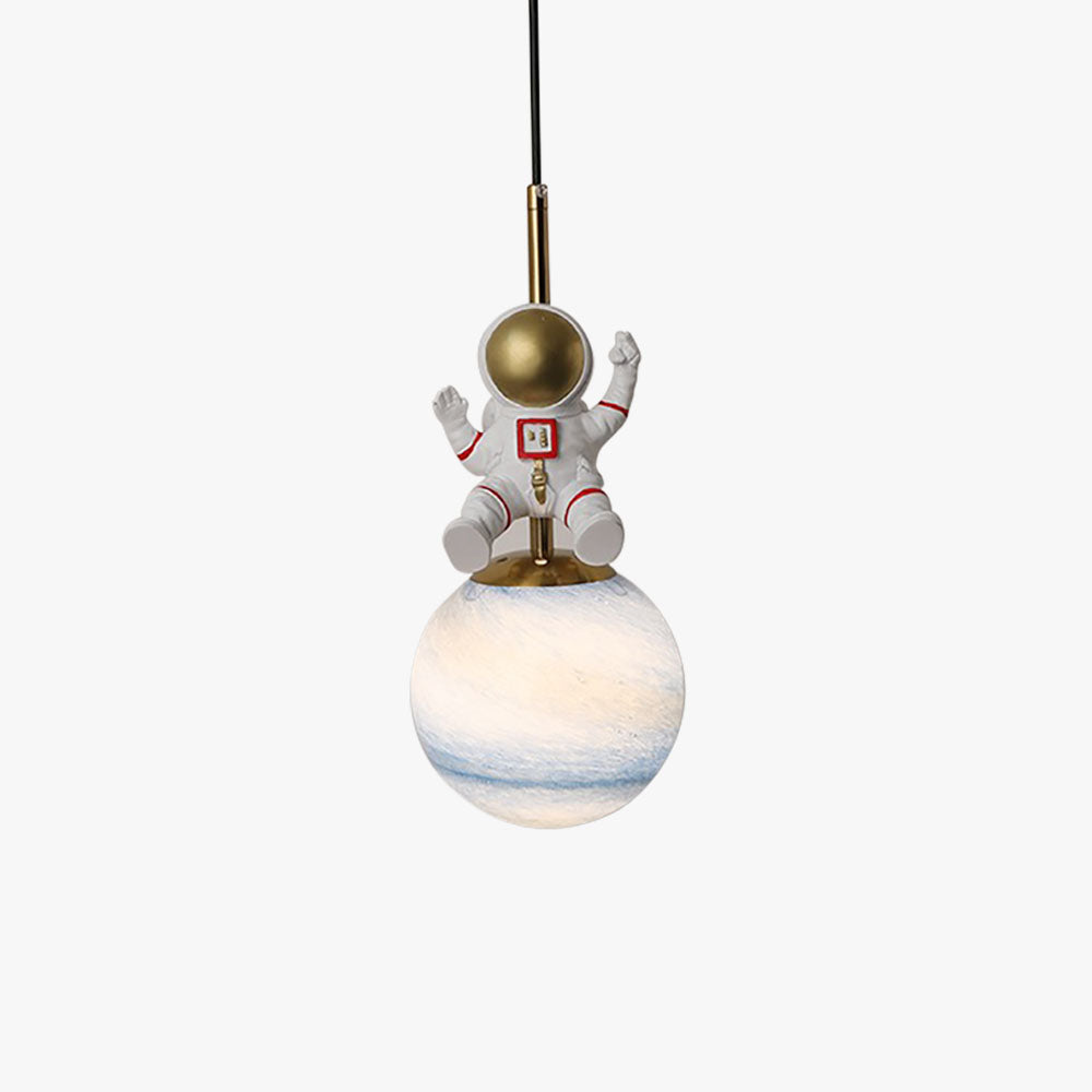 Arisha Design Luna Metallo Acrilico Lampade a Sospensione Oro