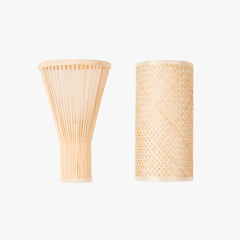 Muto Led Applique Comodino Rattan Acrilico Camera da Letto